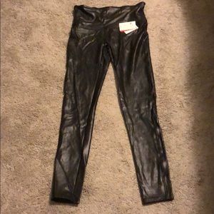 NWT Spanx Faux Leather Leggings